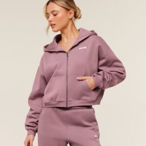 Cosy Luxe Zip Through Hoodie