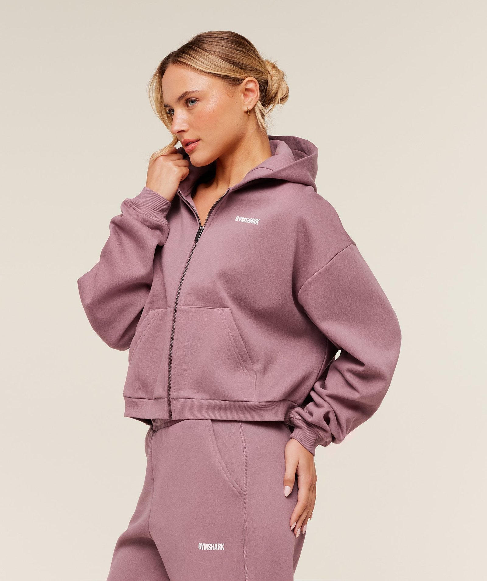 Cosy Luxe Zip Through Hoodie